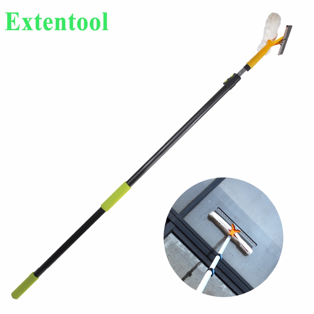 2021 New Glass Wiper With Telescopic Long Handle For Window Glass Cleaning Tools